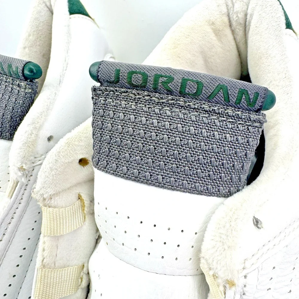 Nike Air Jordan 14 Retro Forest Green White 2005 Size 13 311832-131 No Laces - Picture 8 of 16